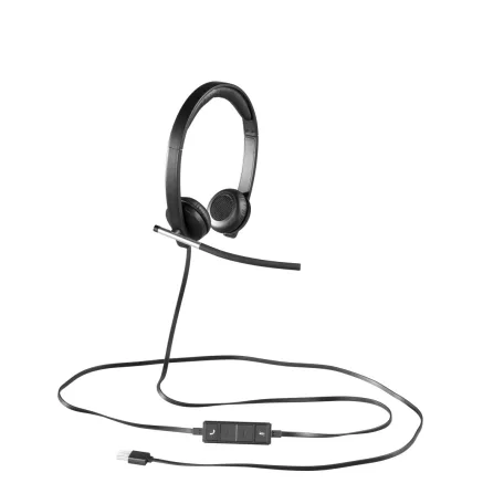 Logitech 981-000519, Vezetékes, Iroda/telefonos ügyfélközpont, 50 - 10000 Hz, 120 g, Headset, Fekete, Ezüst