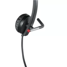   Logitech 981-000519, Vezetékes, Iroda/telefonos ügyfélközpont, 50 - 10000 Hz, 120 g, Headset, Fekete, Ezüst