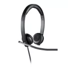 Logitech 981-000519, Vezetékes, Iroda/telefonos ügyfélközpont, 50 - 10000 Hz, 120 g, Headset, Fekete, Ezüst