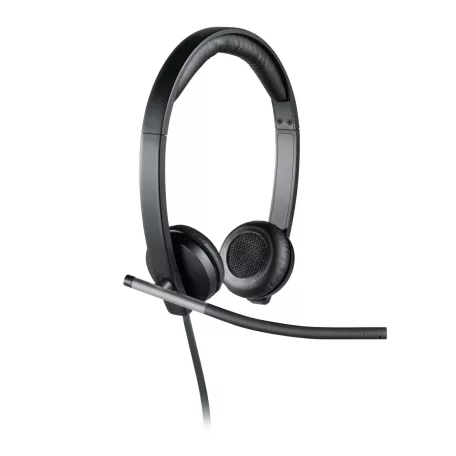 Logitech 981-000519, Vezetékes, Iroda/telefonos ügyfélközpont, 50 - 10000 Hz, 120 g, Headset, Fekete, Ezüst