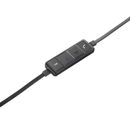 Logitech 981-000519, Vezetékes, Iroda/telefonos ügyfélközpont, 50 - 10000 Hz, 120 g, Headset, Fekete, Ezüst