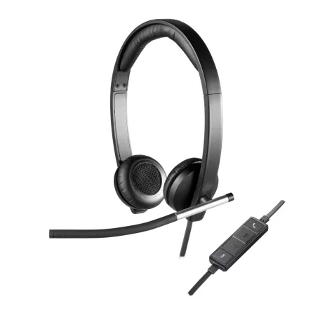 Logitech 981-000519, Vezetékes, Iroda/telefonos ügyfélközpont, 50 - 10000 Hz, 120 g, Headset, Fekete, Ezüst