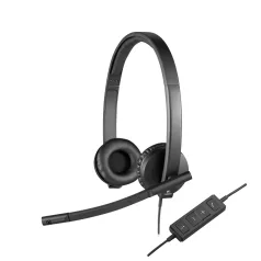   Logitech H570e, Vezetékes, Iroda/telefonos ügyfélközpont, 31,5 - 20000 Hz, 111 g, Headset, Fekete