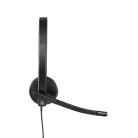 Logitech H570e, Vezetékes, Iroda/telefonos ügyfélközpont, 31,5 - 20000 Hz, 111 g, Headset, Fekete