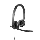 Logitech H570e, Vezetékes, Iroda/telefonos ügyfélközpont, 31,5 - 20000 Hz, 111 g, Headset, Fekete