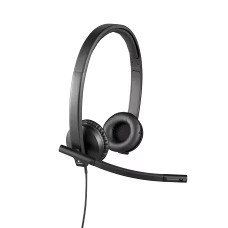 Logitech H570e, Vezetékes, Iroda/telefonos ügyfélközpont, 31,5 - 20000 Hz, 111 g, Headset, Fekete