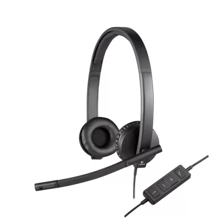 Logitech H570e, Vezetékes, Iroda/telefonos ügyfélközpont, 31,5 - 20000 Hz, 111 g, Headset, Fekete