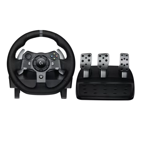 Logitech G 941-000123, Kormánykerék + pedálok, PC, Xbox One, Xbox Series S, Xbox Series X, D-pad, Analóg/digitális, Vezetékes, USB