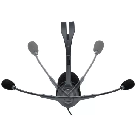 Logitech 981-000593, Vezetékes, Iroda/telefonos ügyfélközpont, 20 - 20000 Hz, 74 g, Headset, Fekete