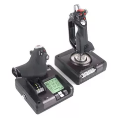   Logitech G 945-000003, Flight Sim, PC, Analóg/digitális, Vezetékes, USB, Fekete