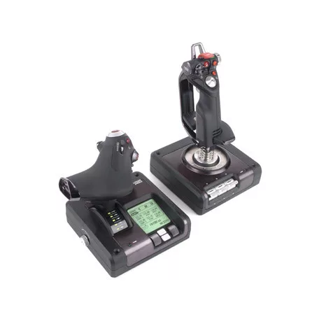 Logitech G 945-000003, Flight Sim, PC, Analóg/digitális, Vezetékes, USB, Fekete