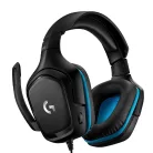 Logitech G 981-000770, Vezetékes, Játék, 20 - 20000 Hz, 280 g, Headset, Fekete, Kék