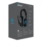 Logitech G 981-000770, Vezetékes, Játék, 20 - 20000 Hz, 280 g, Headset, Fekete, Kék