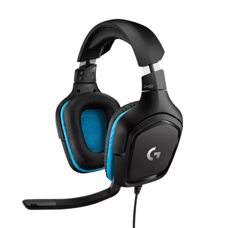 Logitech G 981-000770, Vezetékes, Játék, 20 - 20000 Hz, 280 g, Headset, Fekete, Kék
