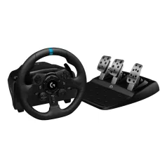   Logitech G G923, Kormánykerék + pedálok, PC, PlayStation 4, PlayStation 5, D-pad, Analóg/digitális, 900°, Vezetékes