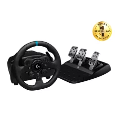   Logitech G G923, Kormánykerék + pedálok, PC, PlayStation 4, PlayStation 5, D-pad, Analóg/digitális, 900°, Vezetékes