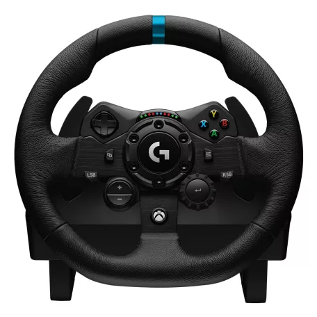 Logitech G G923, Kormánykerék + pedálok, PC, PlayStation 4, PlayStation 5, D-pad, Analóg/digitális, 900°, Vezetékes
