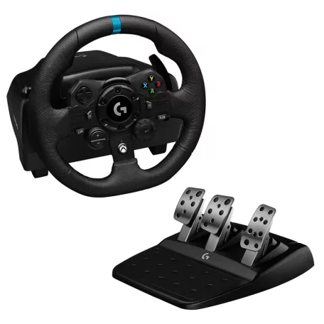 Logitech G G923, Kormánykerék + pedálok, PC, Xbox One, Xbox Series S, Xbox Series X, D-pad, Analóg/digitális, 900°, Vezetékes