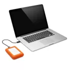LaCie Rugged Mini, 2 TB, 3.2 Gen 1 (3.1 Gen 1), 5400 RPM, Narancssárga, Ezüst