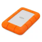 LaCie Rugged Mini, 2 TB, 3.2 Gen 1 (3.1 Gen 1), 5400 RPM, Narancssárga, Ezüst