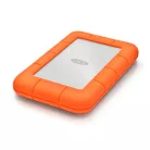 LaCie Rugged Mini, 2 TB, 3.2 Gen 1 (3.1 Gen 1), 5400 RPM, Narancssárga, Ezüst