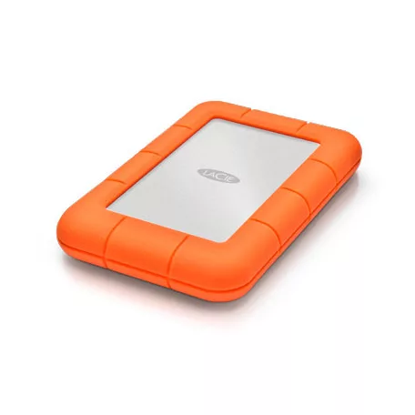 LaCie Rugged Mini, 2 TB, 3.2 Gen 1 (3.1 Gen 1), 5400 RPM, Narancssárga, Ezüst