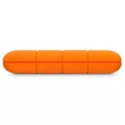 LaCie Rugged Mini, 4 TB, 3.2 Gen 1 (3.1 Gen 1), 5400 RPM, Narancssárga