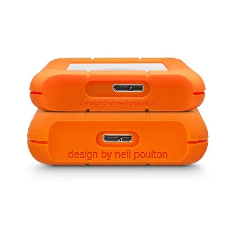 LaCie Rugged Mini, 4 TB, 3.2 Gen 1 (3.1 Gen 1), 5400 RPM, Narancssárga