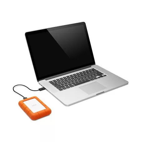 LaCie Rugged Mini, 4 TB, 3.2 Gen 1 (3.1 Gen 1), 5400 RPM, Narancssárga