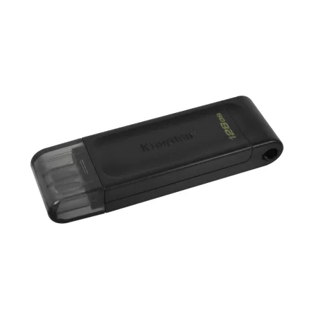 Kingston Technology DataTraveler 70, 128 GB, USB C-típus, 3.2 Gen 1 (3.1 Gen 1), Kupakos, 7 g, Fekete
