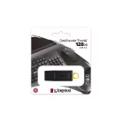 Kingston Technology DataTraveler Exodia, 128 GB, USB A típus, 3.2 Gen 1 (3.1 Gen 1), Kupakos, 11 g, Fekete, Sárga