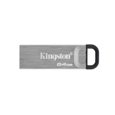   Kingston Technology DataTraveler Kyson, 64 GB, USB A típus, 3.2 Gen 1 (3.1 Gen 1), 200 MB/s, Kupak nélküli, Ezüst