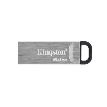 Kingston Technology DataTraveler Kyson, 64 GB, USB A típus, 3.2 Gen 1 (3.1 Gen 1), 200 MB/s, Kupak nélküli, Ezüst