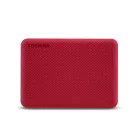 Toshiba Canvio Advance, 1 TB, 2.5", 2.0/3.2 Gen 1 (3.1 Gen 1), Vörös