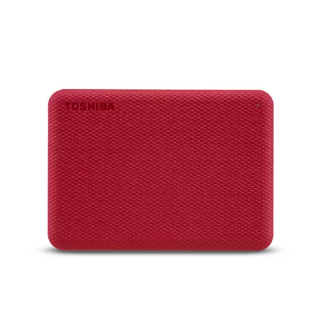 Toshiba Canvio Advance, 1 TB, 2.5", 2.0/3.2 Gen 1 (3.1 Gen 1), Vörös