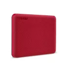 Toshiba Canvio Advance, 1 TB, 2.5", 2.0/3.2 Gen 1 (3.1 Gen 1), Vörös