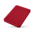 Toshiba Canvio Advance, 2 TB, 2.5", 2.0/3.2 Gen 1 (3.1 Gen 1), Vörös