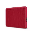 Toshiba Canvio Advance, 2 TB, 2.5", 2.0/3.2 Gen 1 (3.1 Gen 1), Vörös