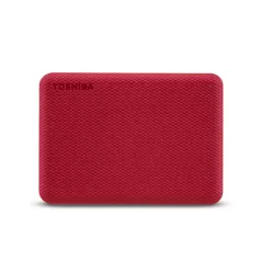   Toshiba Canvio Advance, 4 TB, 2.5", 2.0/3.2 Gen 1 (3.1 Gen 1), Vörös