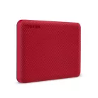 Toshiba Canvio Advance, 4 TB, 2.5", 2.0/3.2 Gen 1 (3.1 Gen 1), Vörös