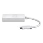 D-Link DUB-E130, Vezetékes, USB C-típus, Ethernet, 1000 Mbit/s, Fehér