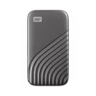 Western Digital My Passport, 4 TB, USB C-típus, 3.2 Gen 2 (3.1 Gen 2), 1050 MB/s, Jelszavas védelem, Szürke