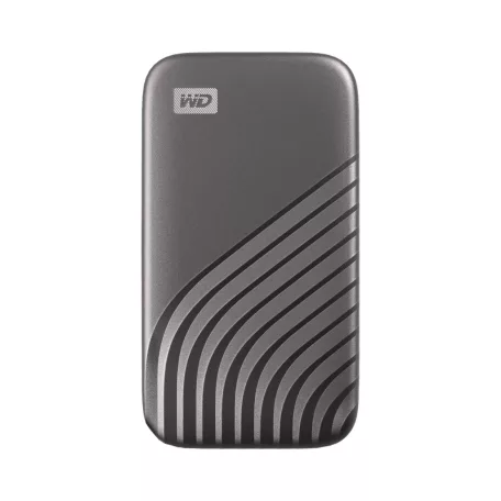Western Digital My Passport, 4 TB, USB C-típus, 3.2 Gen 2 (3.1 Gen 2), 1050 MB/s, Jelszavas védelem, Szürke