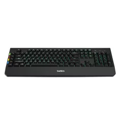   Belkin F1DN008KBD, Teljes méret (100%), Vezetékes, USB, QWERTY, Fekete