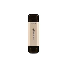   Transcend JetFlash 930C, 512 GB, USB Type-A / USB Type-C, 3.2 Gen 1 (3.1 Gen 1), 420 MB/s, Kupakos, Arany