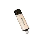Transcend JetFlash 930C, 512 GB, USB Type-A / USB Type-C, 3.2 Gen 1 (3.1 Gen 1), 420 MB/s, Kupakos, Arany