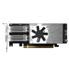 QNAP QXG-100G2SF-E810, Belső, Vezetékes, PCI Express, Rost, 100000 Mbit/s
