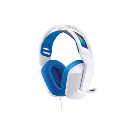 Logitech G G335, Vezetékes, Játék, 20 - 20000 Hz, 240 g, Headset, Fehér