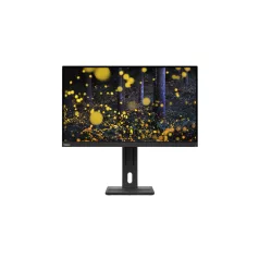   Lenovo ThinkVision E27q-20, 68,6 cm (27"), 2560 x 1440 pixelek, Quad HD, LED, 6 ms, Fekete