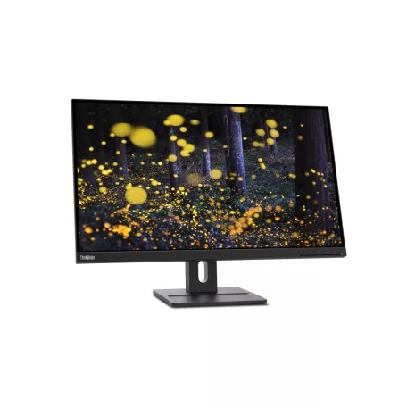 Lenovo ThinkVision E27q-20, 68,6 cm (27"), 2560 x 1440 pixelek, Quad HD, LED, 6 ms, Fekete